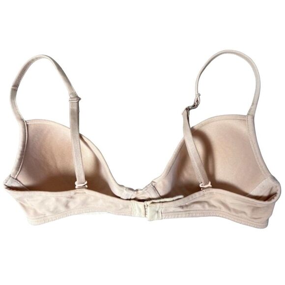 PINK Victoria’s Secret T-Shirt Demi Bra Nude Size 32B - Picture 5 of 6